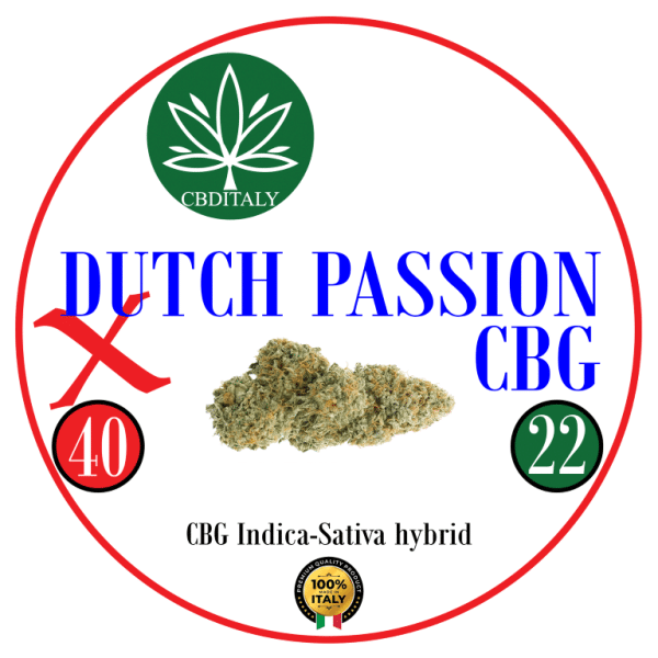 CBG DUTCH PASSION X D9 THCV 40%